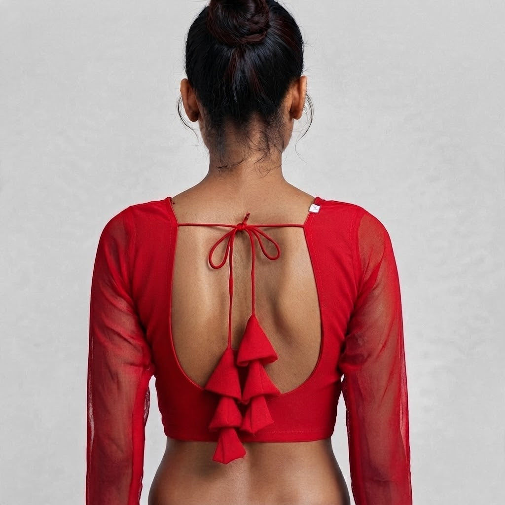 Long sleeves regular blouse