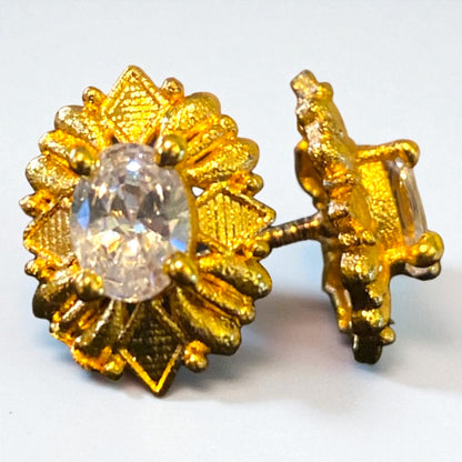 Shubh shri gold plated ear-tops