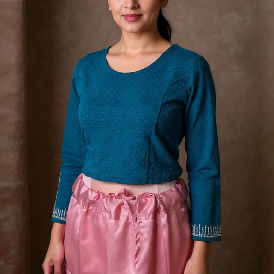 Stretchable blouse soft fit