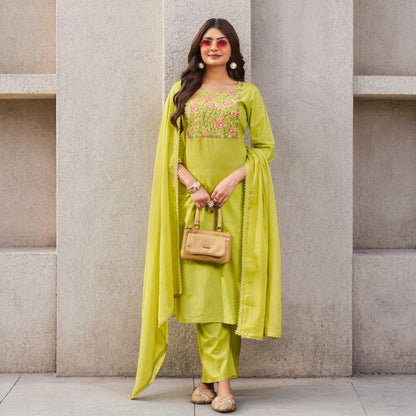Straight fit summer kurta set