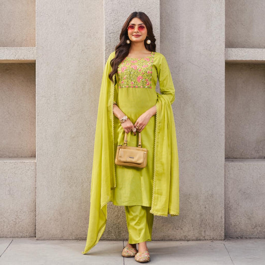 Straight fit summer kurta set