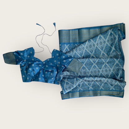 Bandhani Saree and blouse set