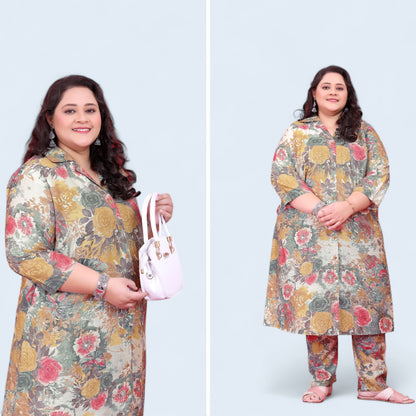 Moksh International plus size co-ord set.