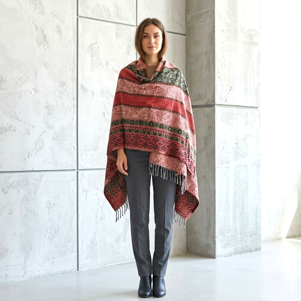 Winter woolen shawl