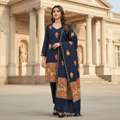 Customized winter kurta set