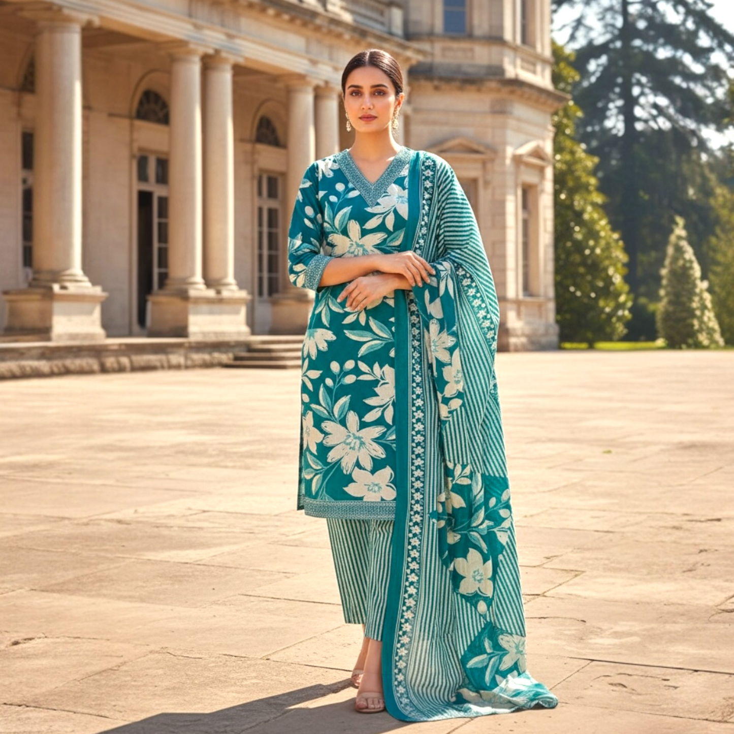 Shwa casual designer kurta set