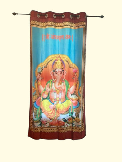 Digital print worship rooms' curtains