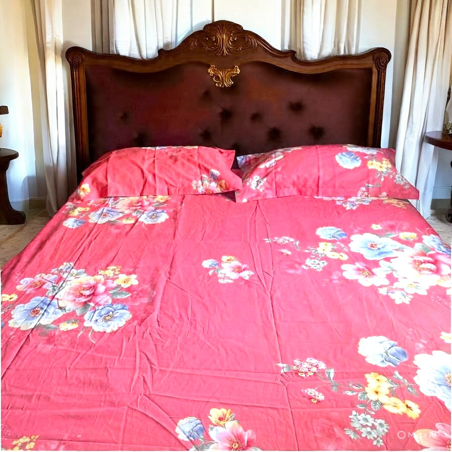 Floral bed sheets & pillow casses