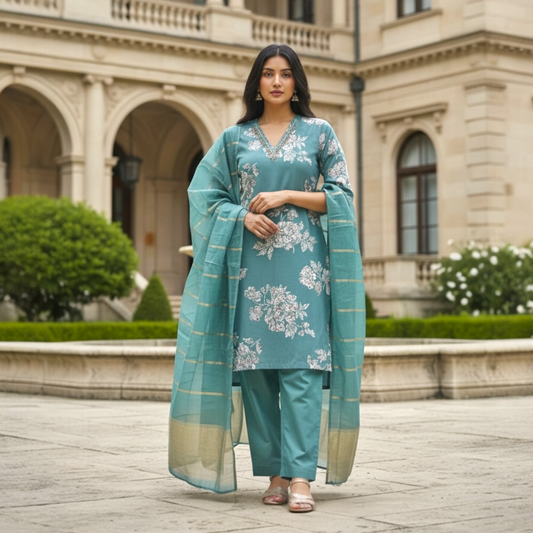 Binya floral kurta set