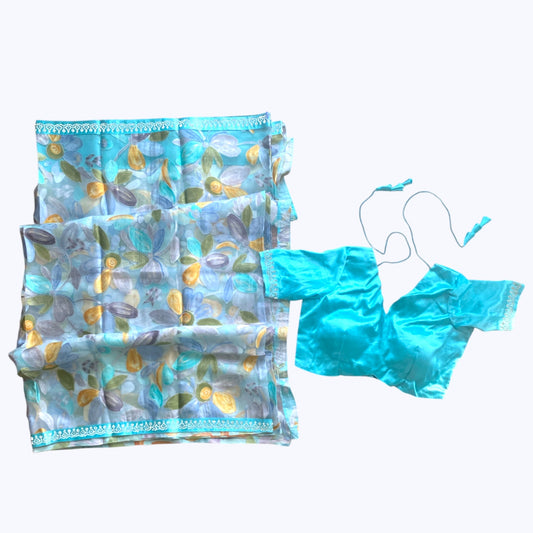 Floral boutique saree set