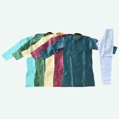 Ankle length with elestic waist churidar kurta set