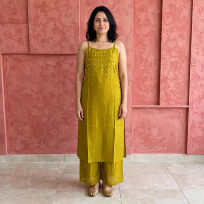 Sleeveless palazzo style co-ord set