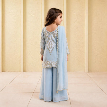 Teeya Creation little palazzo kurta set