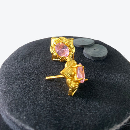 Shubh shri gold plated ear-tops