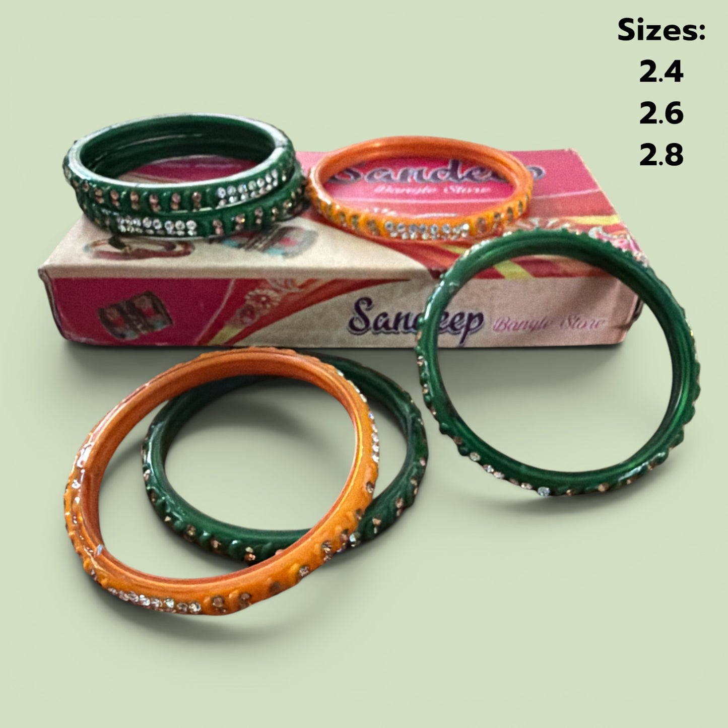Sandeep fancy glass bangles