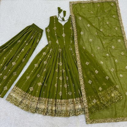 Anarkali palazzo party wear
