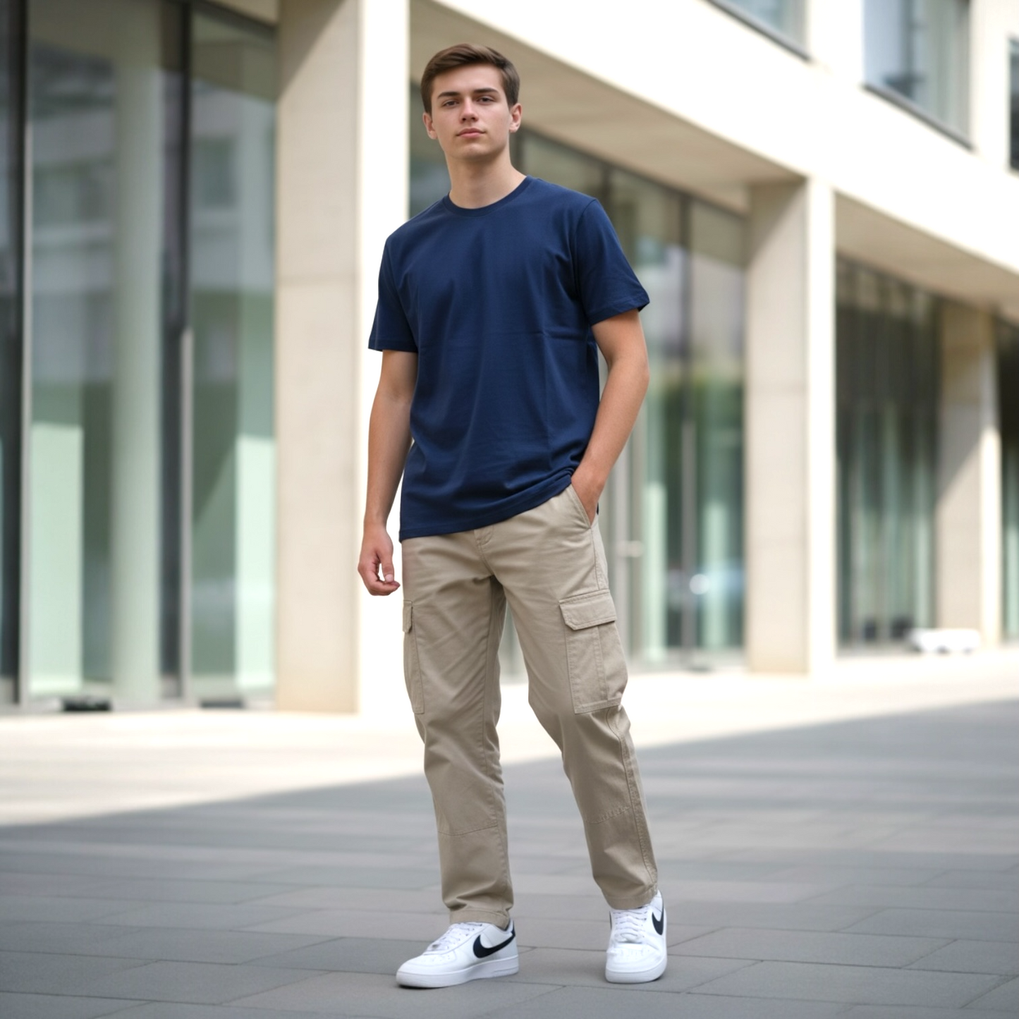 Plain cotton T-shirts