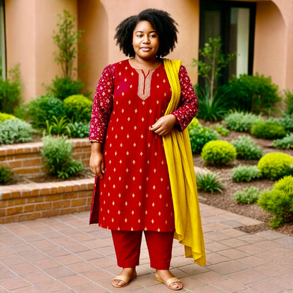 Big size kurta set