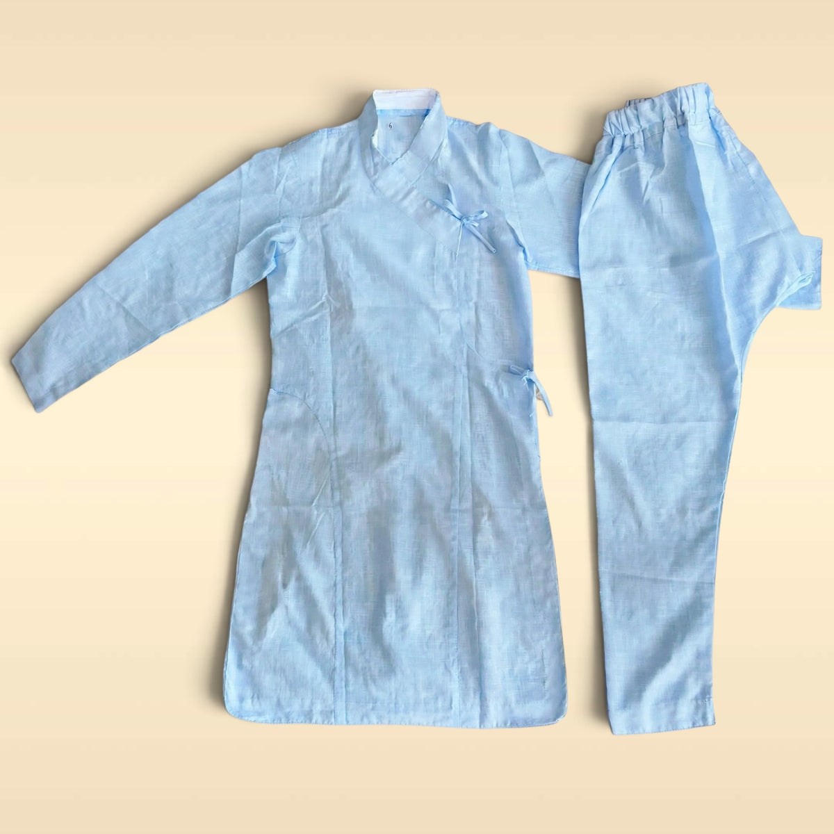 Elastic-waist Daura suruwal gorkhali ethnic suit/Coats and hat not included.