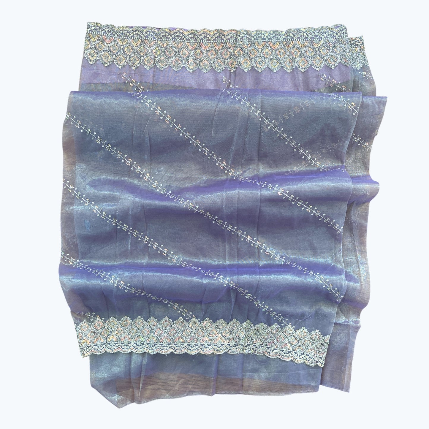 Zari work boutique saree and blouse set