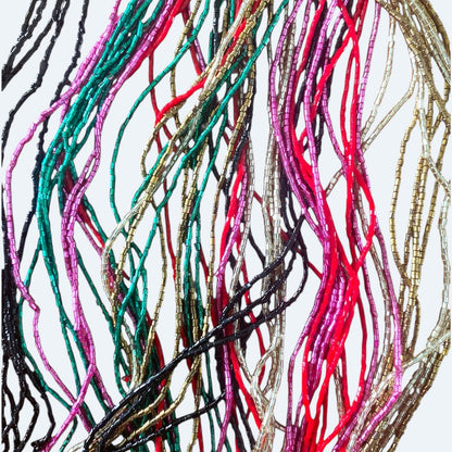 Multicolor potey necklace