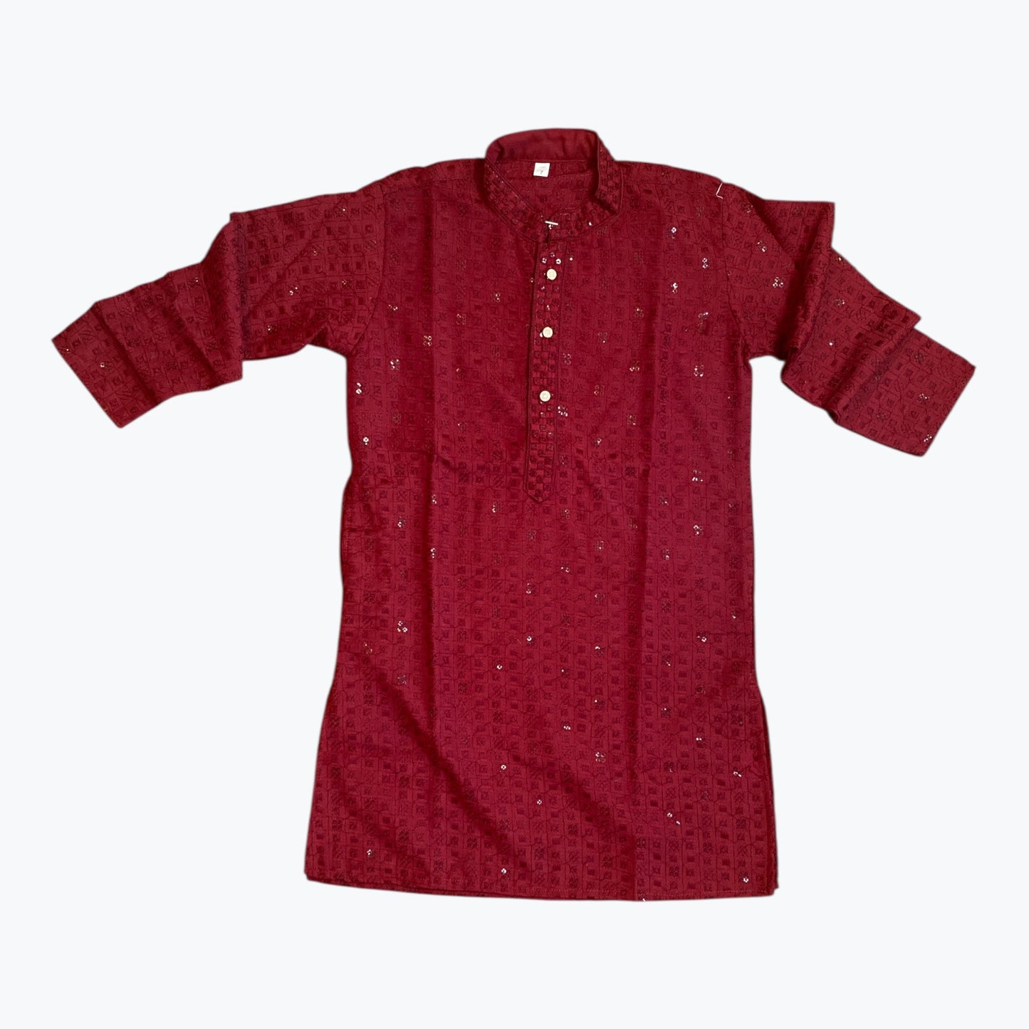 Chikankari father-son family combo set
