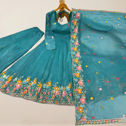 Anarkali palazzo set