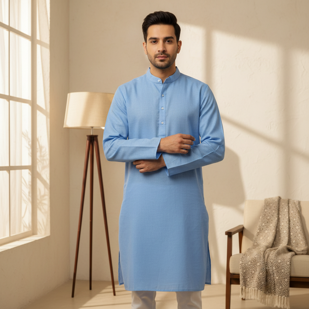 Men’s plain kurta top only
