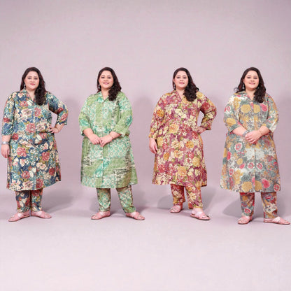 Moksh International plus size co-ord set.