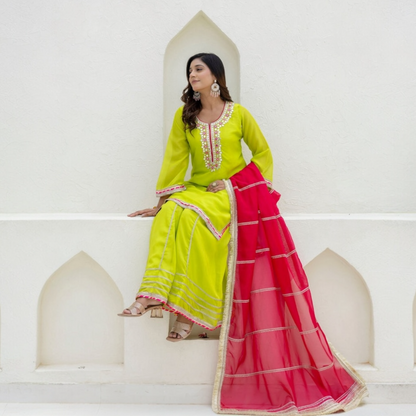 FLAIRED PLAZZO suit SET