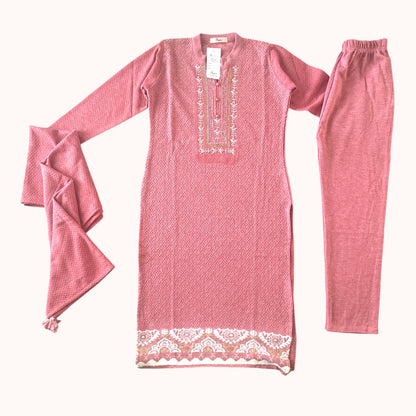 Rapic winter woolen kurta set