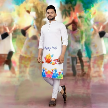 Holi men’s kurta top only