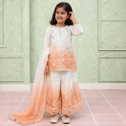 Pastel ombre-shaded palazzo set