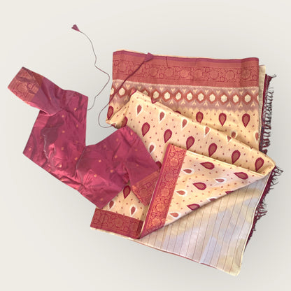 Patola style saree and blouse set