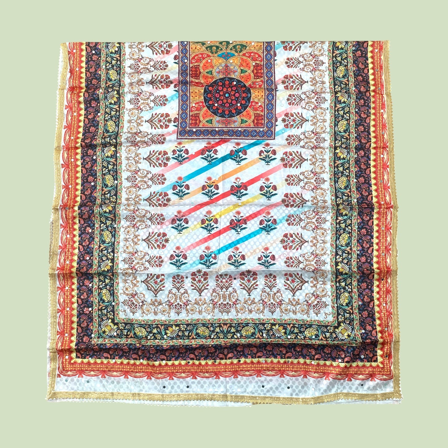 Full length mirror dupatta only
