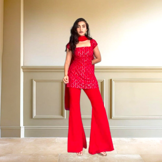 90s fashion kurta set