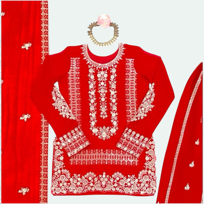 Fully Stitched Plazo Suit Set