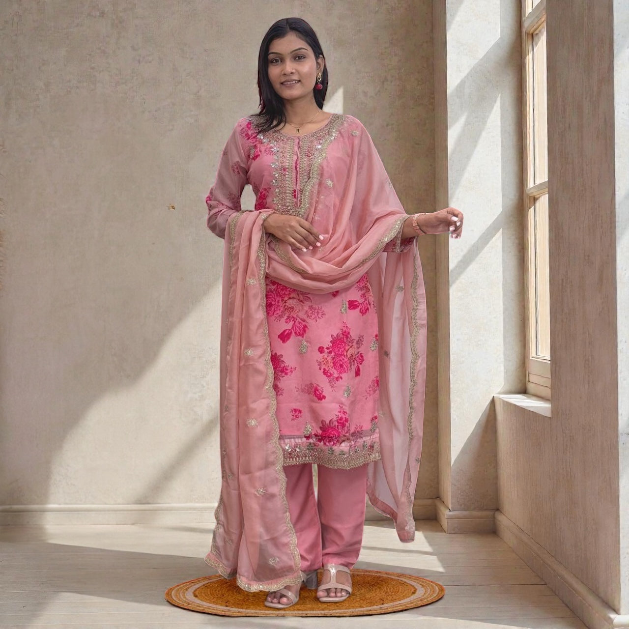 Plus size designer Salwar Suit