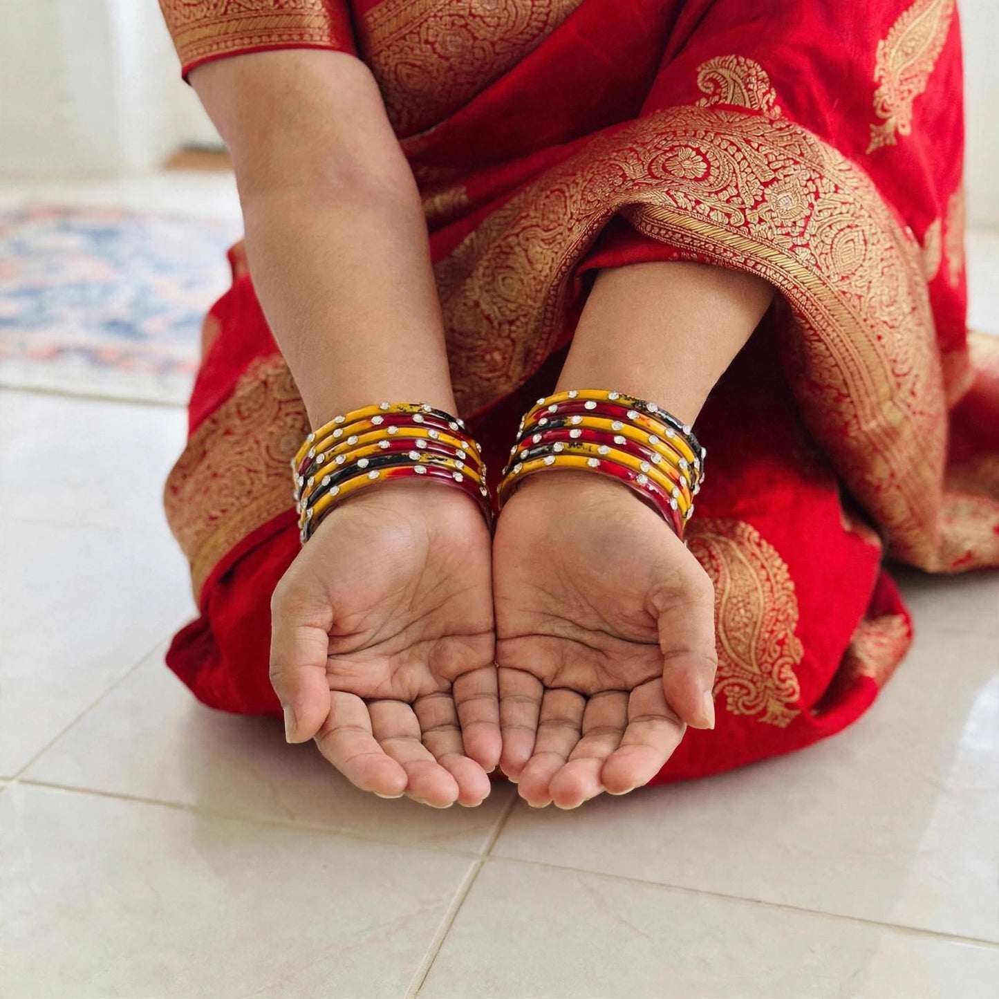 Rachana fancy glass bangles