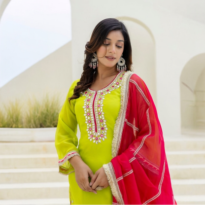 FLAIRED PLAZZO suit SET