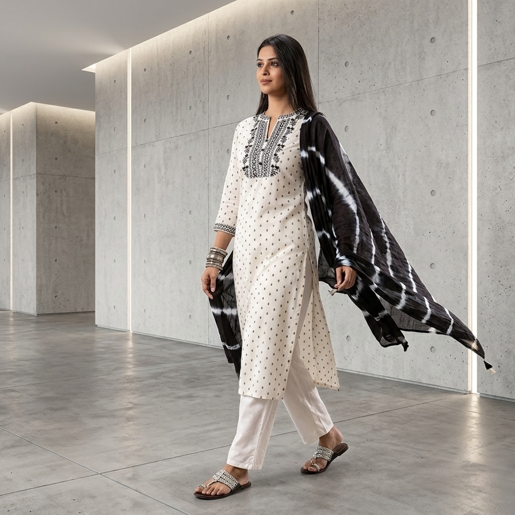 Urban casual kurta set