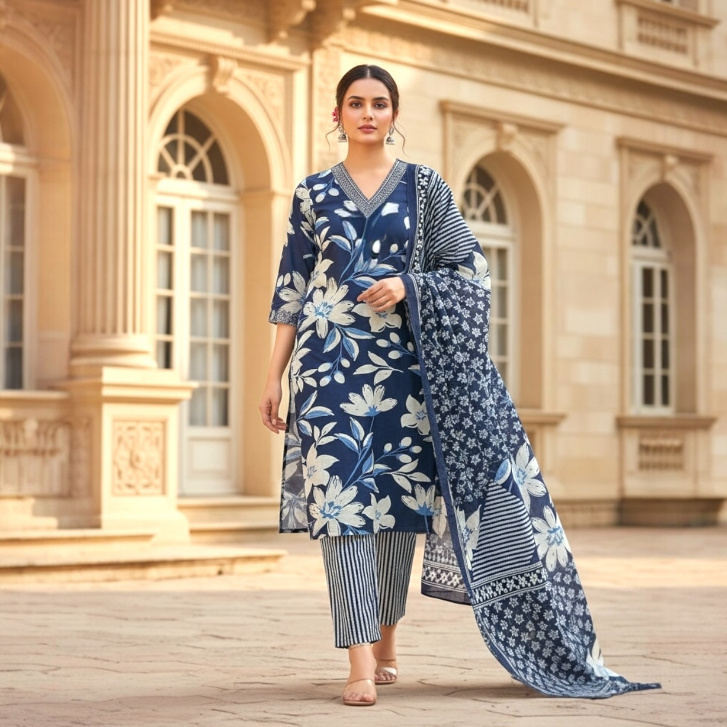 Shwa casual designer kurta set