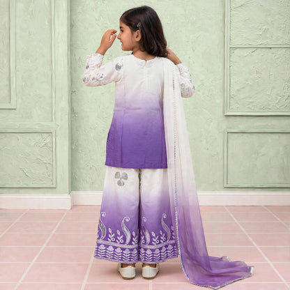 Pastel ombre-shaded palazzo set
