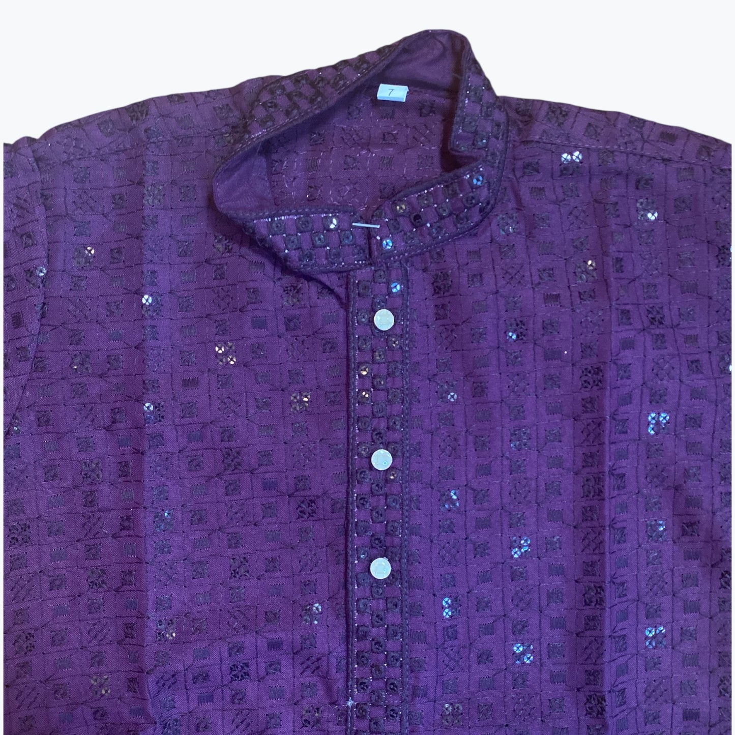 Chikankari father-son family combo set