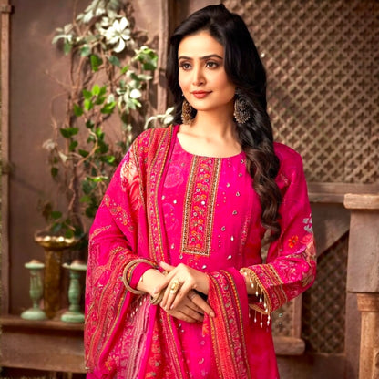 Salwar kurti with dupatta sets.