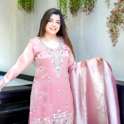 Urmee Embroidered palazzo suit