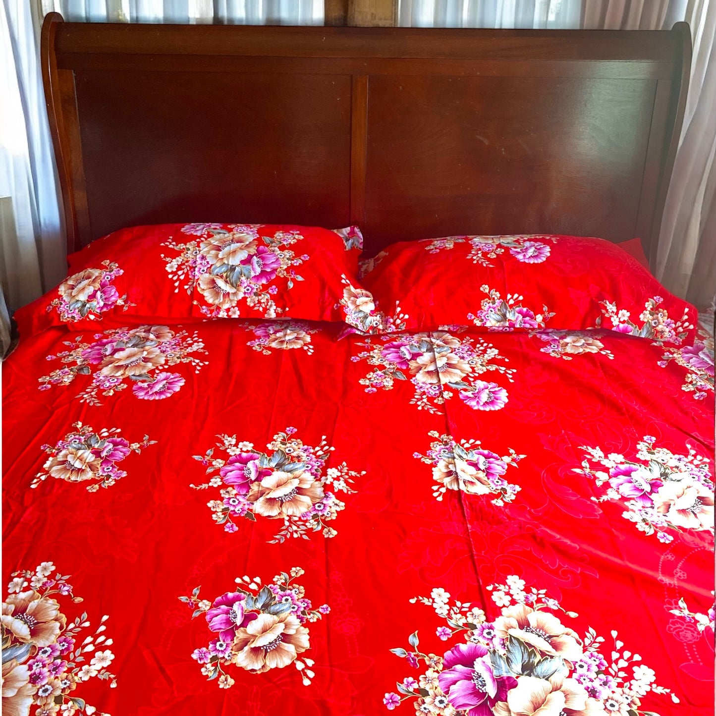 Floral bed sheets & pillow casses