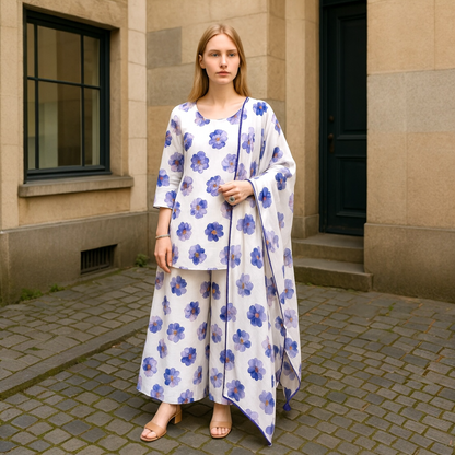 Short kurta plazo set