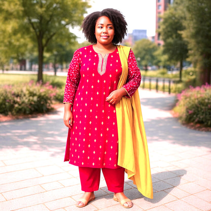 Big size kurta set