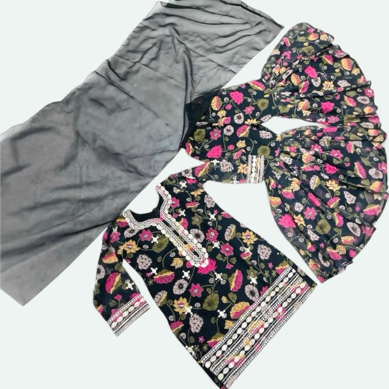 Mom & Daughter Floral Suit Set